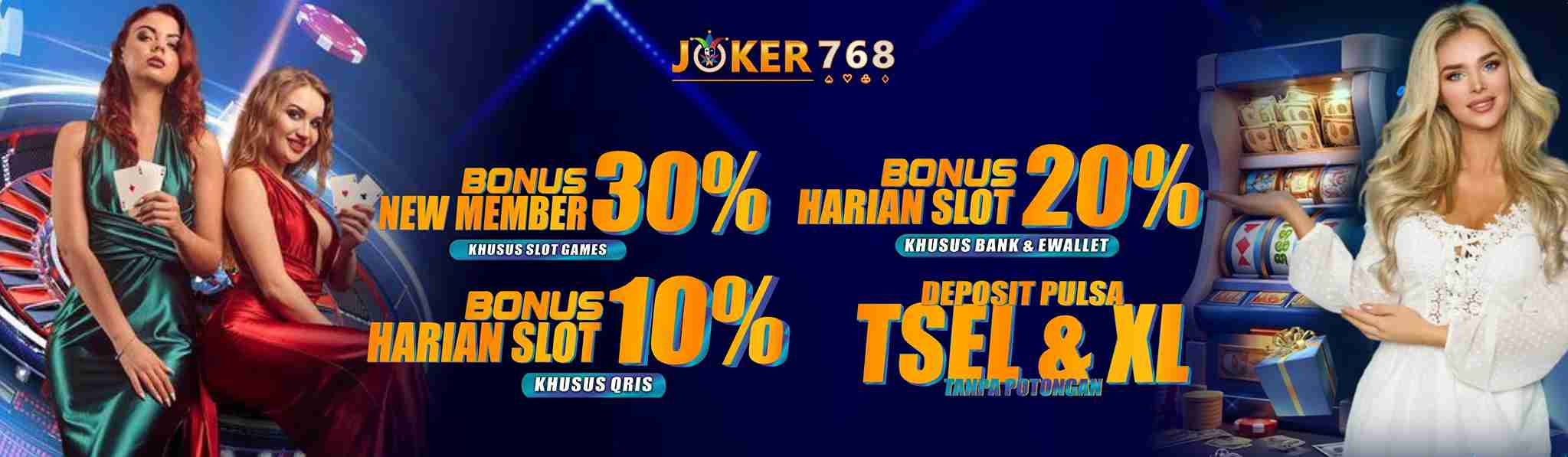 joker768 - Live Casino Indonesia, Slots and Account Access